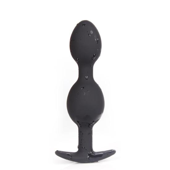 Unisex Soft Silicone G-pot Expansion Dilator Massager Anal Butt Plug Sex Tool