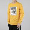 adidas Casual Pullover American-Style Hoodie for Men, Yellow