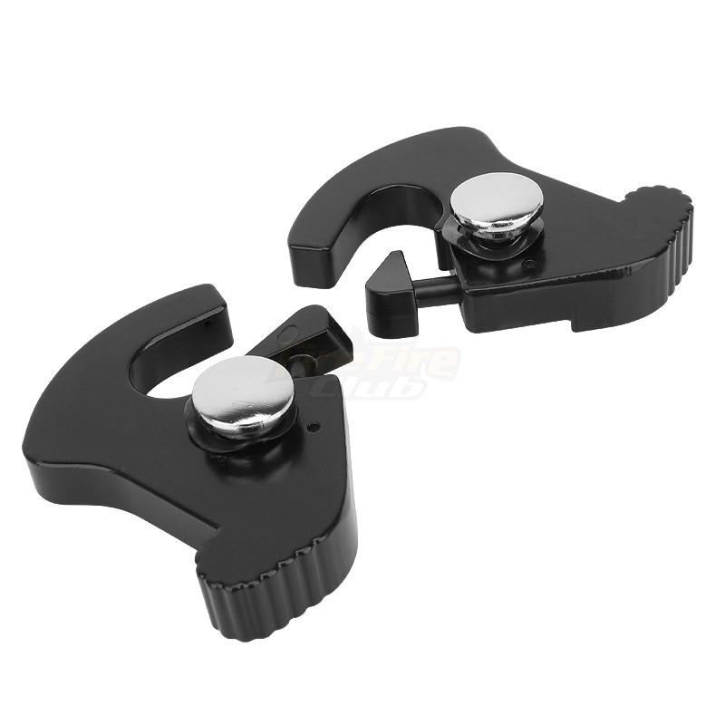 Motorrad Rückenlehne Abnehmbare Rotary Sissy Bar Gepäck Racks Latch Verriegelungen Clips Kit Für Harley Electra Road Street Glide