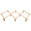 1/3PCS. Wooden minimalist style bedroom telescopic folding wall hanging bamboo hanger coat hook living room