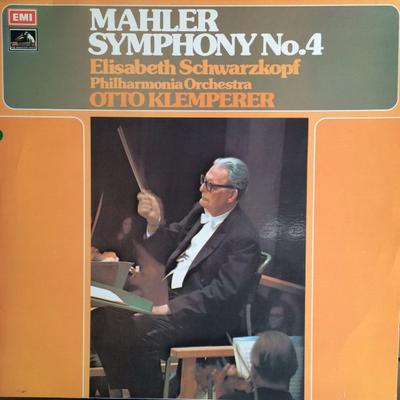 LP Record OTTO KLEMPERER, ELISABETH SCHWARZKO - Gustav Mahler: Symphony No. 4 In G  ASD2799 EMI UK Classical Used