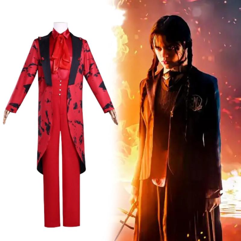 The Addams Family Slurp Cosplay Dress Costume Halloween Performance