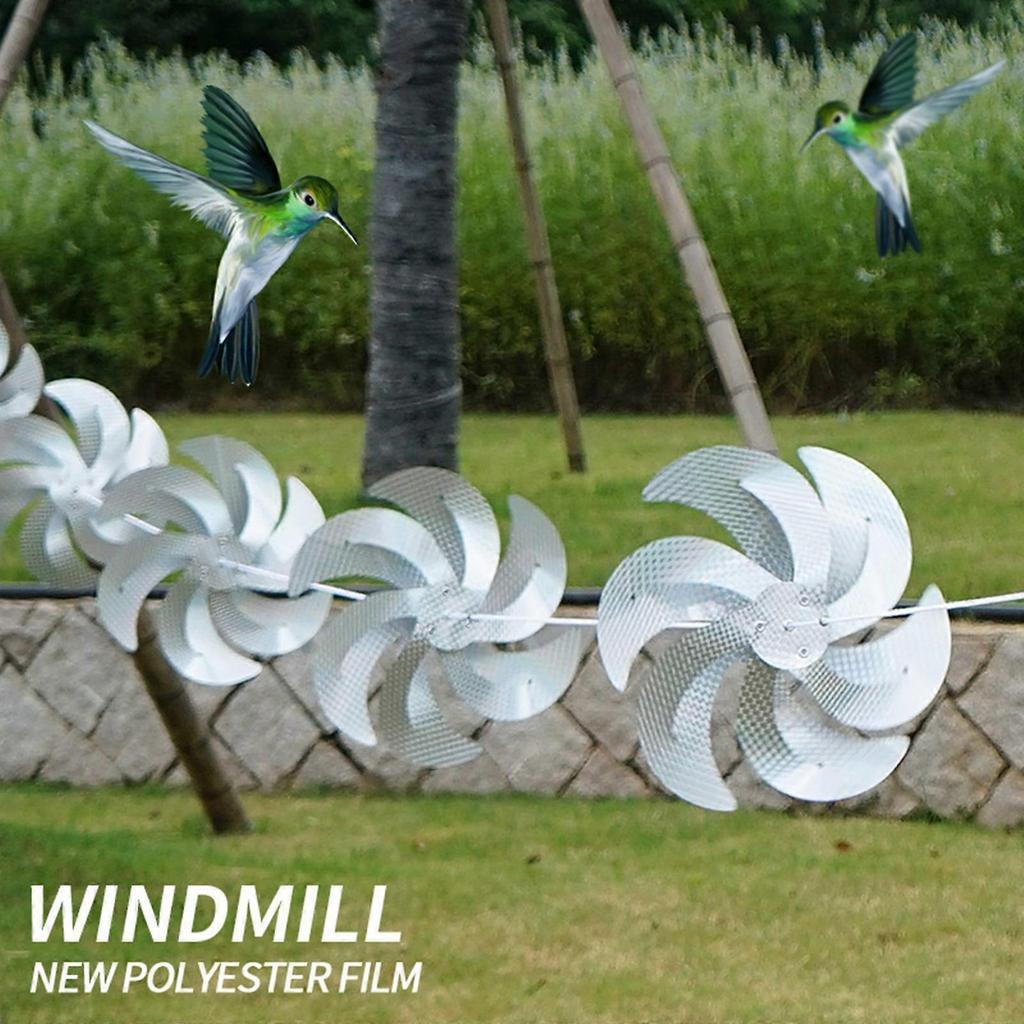 Pack of 8 Wide Coverage AntiBird Tool Each Cover 20-30Meters with Dynamic Color Changes for Persistent Effect Multicolor