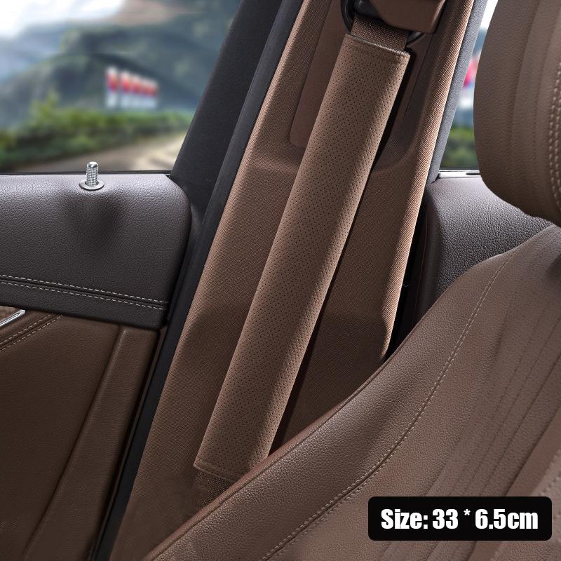 Car Seat Belt Cover Suede Safety Belt Shoulder Cover Protection Pad For Tesla Model 3 Model S Model Y Universal Accessories