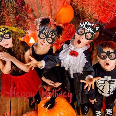 Frames Ghost Party Skull Head Halloween Decoration Glasses Pumpkin Ghost Halloween Dress Up