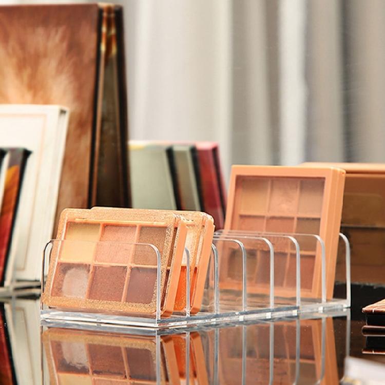 Eyeshadow Palette Organizer Cosmetics Rack Makeup Tools Compartment Holder Women