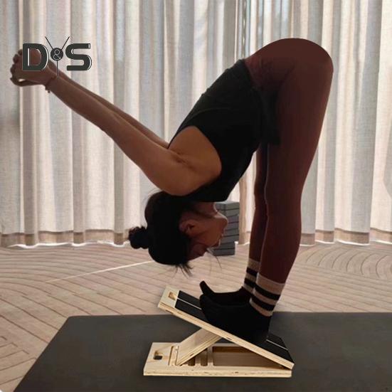 Placă înclinată pentru întindere a gambei Placă de înclinare ajustabilă pentru terapie fizică Bărbați, femei, antrenament de gimnastică acasă, ghemuit, pană, antrenament pentru mobilitate