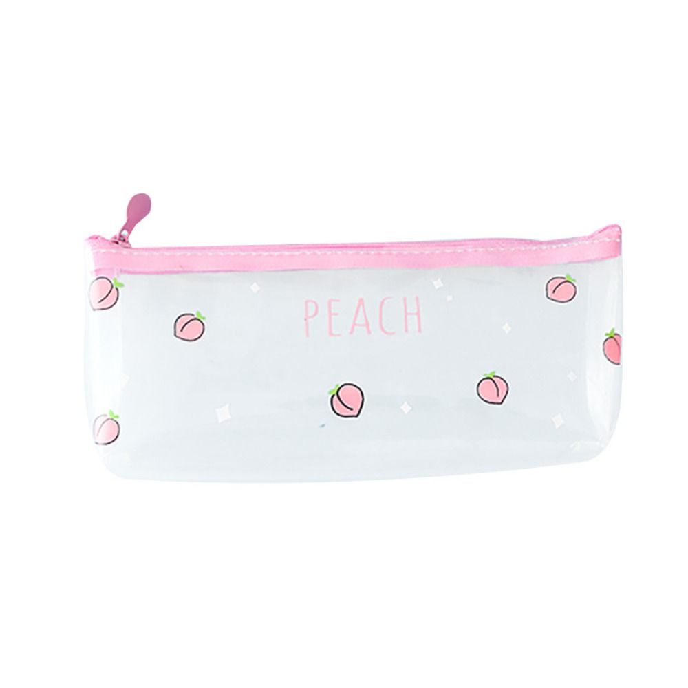 Waterproof Pencil Case Cute Stationery Storage Bag Durable Transparent Pencil Bag  School Supplies