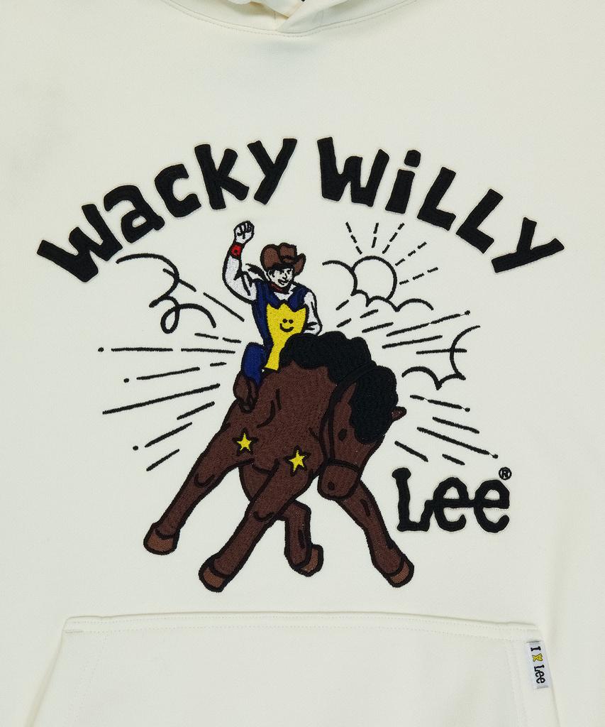 [Wacky Willy X Lee] Graphic Hoodie Cream