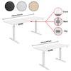 Dual Motor Standing Desk, Electric Height Adjustable Stand Up Desk, Electric Sit Stand Desk for Study Desk Smart Computer Desk