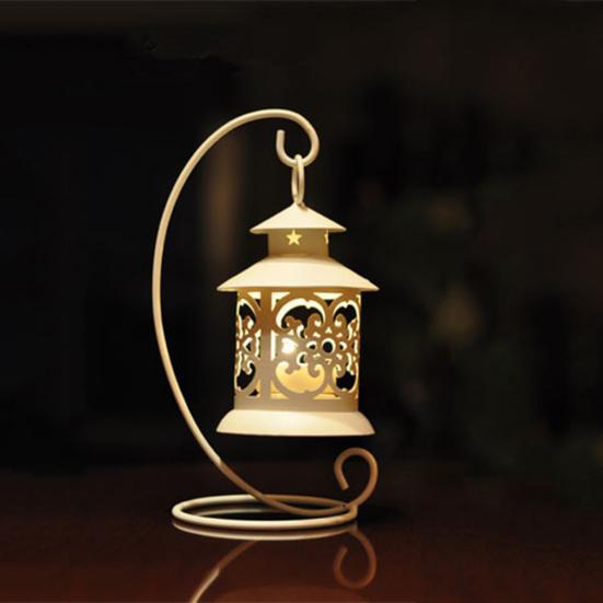Hanging Hollow Candle Holder Stand Antique Moroccan Lantern Wedding Decor Gift