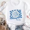 Pasta Club Women's T-Shirt Fashion Printed Harajuku Pattern Basic Style Versatile Short Sleeve New 90s Casual Women's Top T-Shir