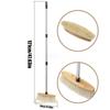 Floor Scrubbing Brush Extendable Pole Scrubber Multifunctional Brush With Telescopic Rod For Floor Tile Bathroom Kitchen Garage
