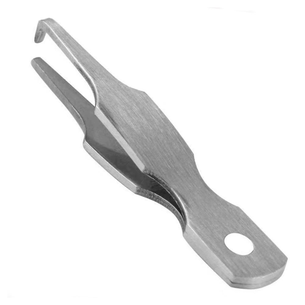

Mini Lure Ring Loop Opener Hook Eye Cleaner Luya Fishing Line Cutter Quick Split Rings Opener Fishing Line Pliers Fishing Tackle серебряный