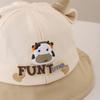 Spring 2026 Cartoon Cow Baby Bucket Hat - Adorable Sun Protection for Boys & Girls