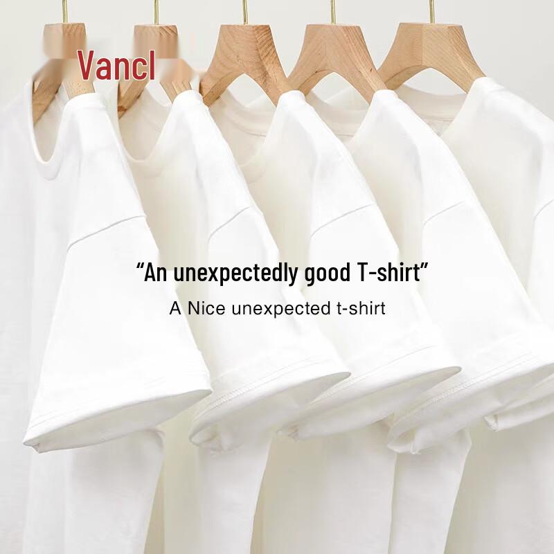 VANCL Men s Heavyweight Cotton Loose Fit Short Sleeve T-Shirt 3XL