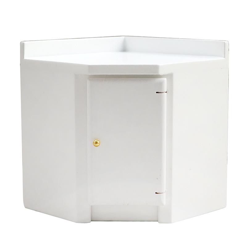 

1:12 Miniature White Kitchen Cabinet for Dollhouse