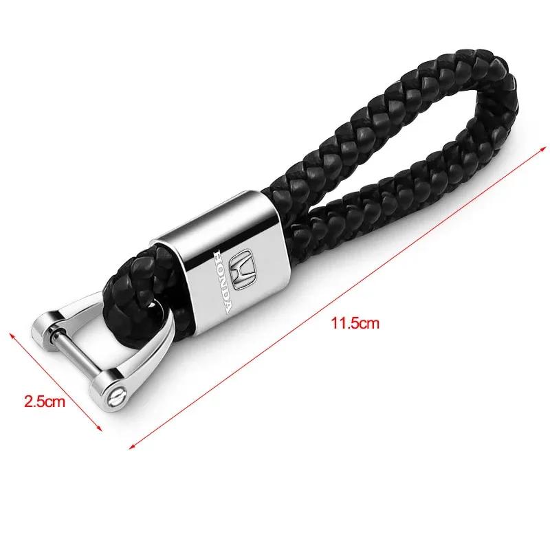 Bil Varm 2025 Metall Bilnyckelring Nyckelring Nyckelsnodd Bilemblem Styling För Honda Civic Mugen Accord Odyssey JAZZ CRV Fit Hrv J