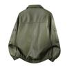 Autumn And Winter Men's Motorcycle Suit Simple And Versatile Leather Jacket Loose Leather Jacket