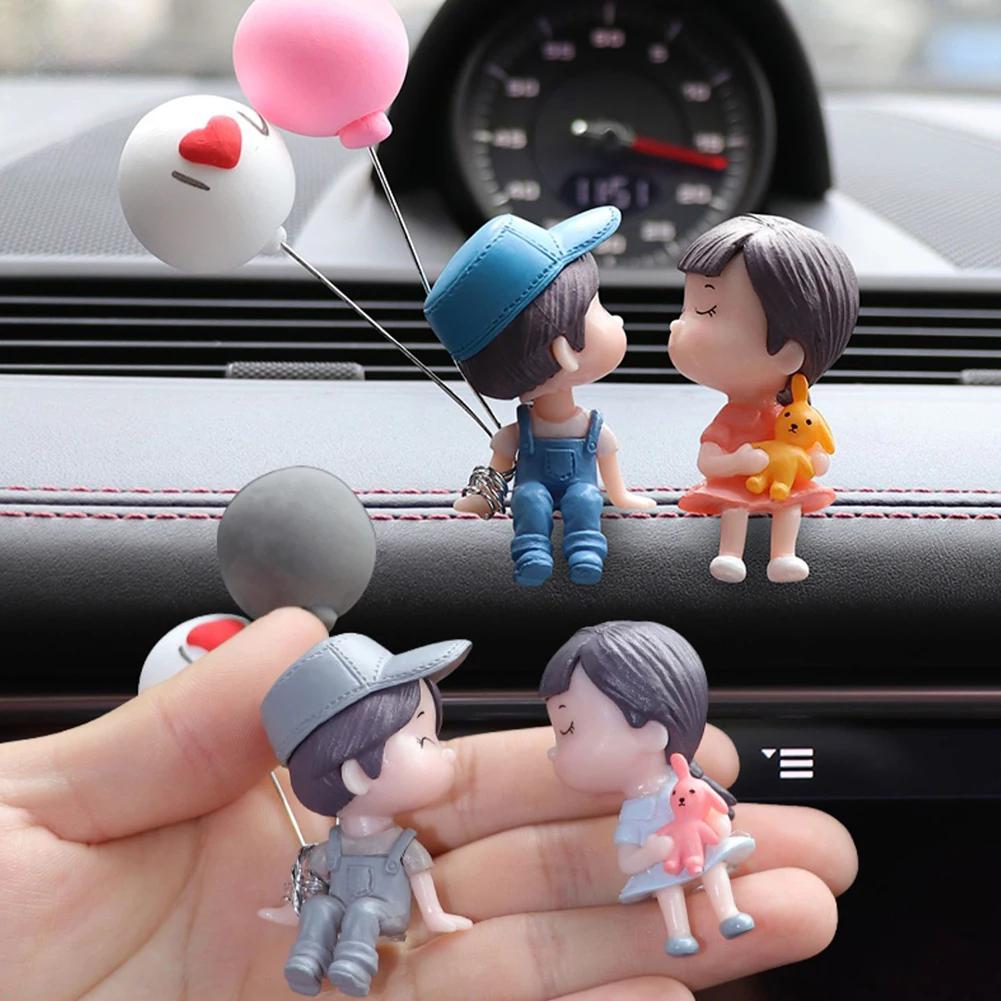Lovely Couple Car Air Vent Freshener Perfume Clip Aromas Diffuser Decor Air Conditioning Perfume Clip Flavoring For Cars