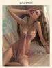 Yi Yue Sexy Lace Underwire Push-Up Lingerie Set for Women - Hot See-Through Camisole Dress 8267