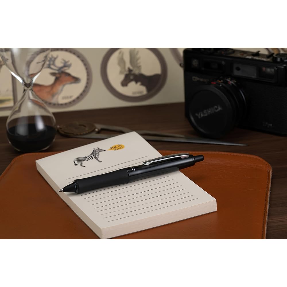 Dr. Grip Full Black Retractable Ballpoint Pen Smooth Writing Ink Comfortable Grip