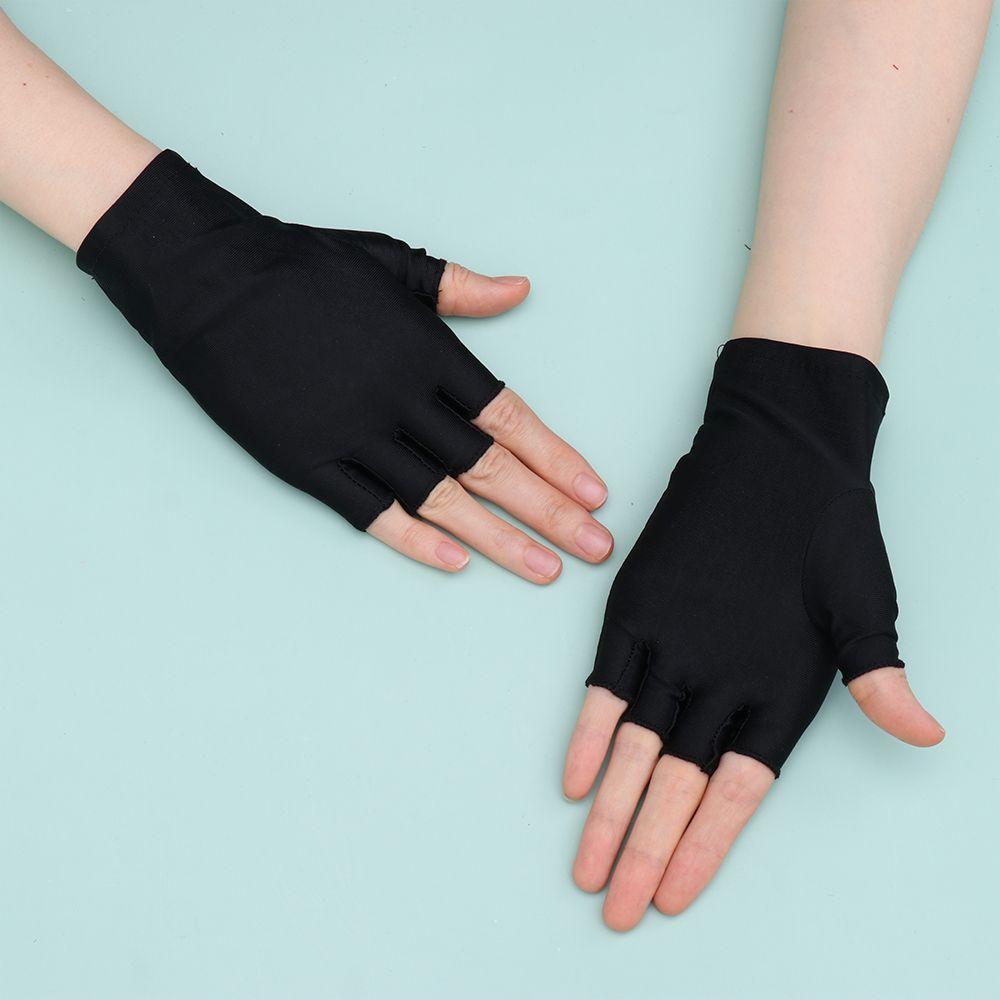 Spring Autumn Short Thin Half Finger Gloves Sports/Driving/Biking Summer Mittens Sun Protection