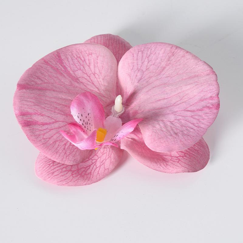 5pcs Simulated Film Butterfly Orchid Flower Head Petals Flower Accessories Headwear Hairclip Handmade Wedding Gift Decoration