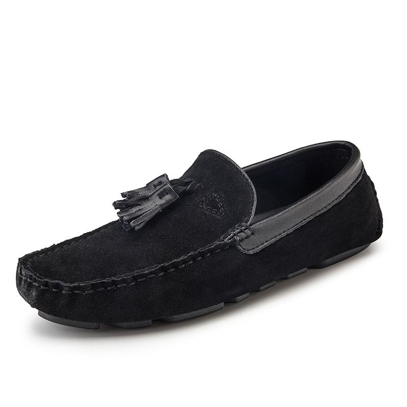 Tassel Loafers Men Casual Shoes Walking Lightweight Large Size 47 Mens Moccasins Driving Shoes Suede Leather Slip On Flats 2025