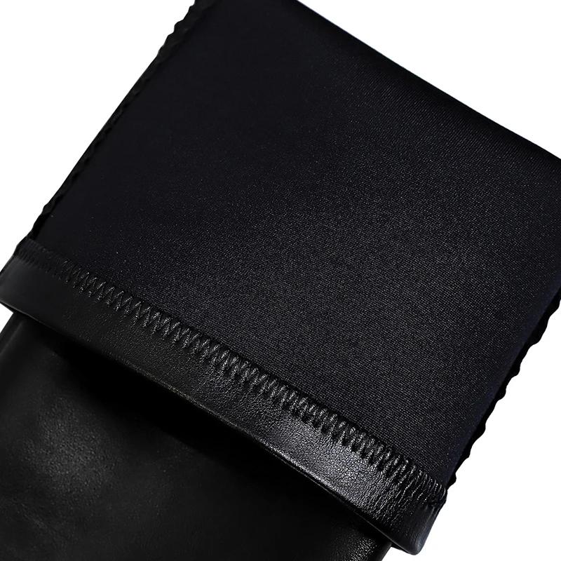 European and American style fashion minimalist high heels with pointed toes sexy winter nightclub over the knee boots