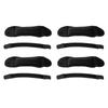 4 Pcs Palm Protector for Hand Adjustable Soft Non Slip Palm Guard Hand Cushion Black