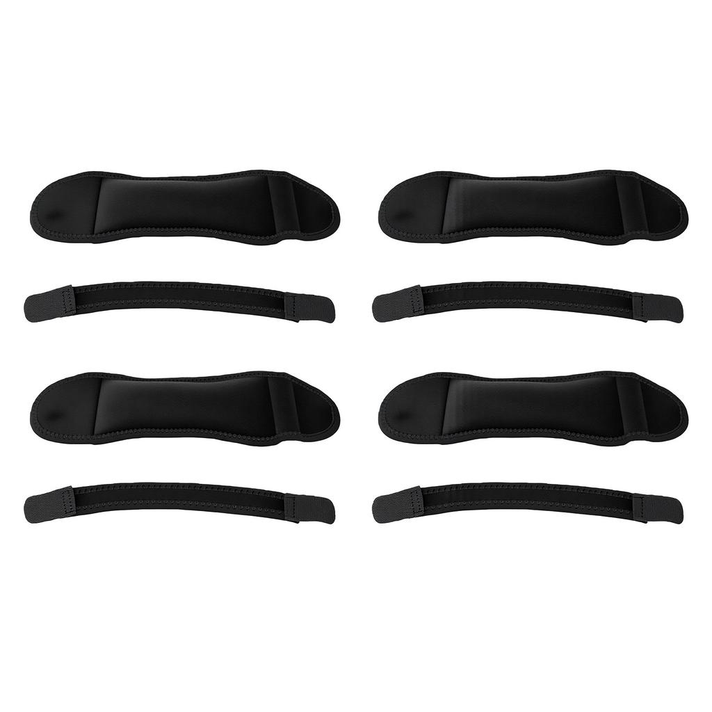 4 Pcs Palm Protector for Hand Adjustable Soft Non Slip Palm Guard Hand Cushion Black