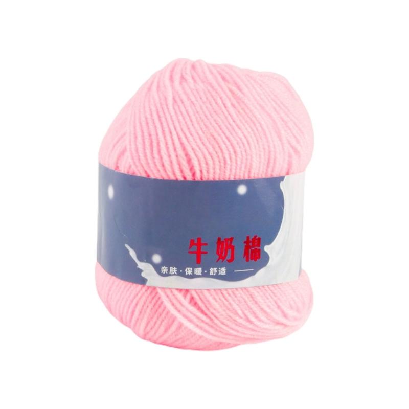 DIY Knitting Yarn Cotton Yarn Cream Hand Washable Knitted Yarn Easy To Store