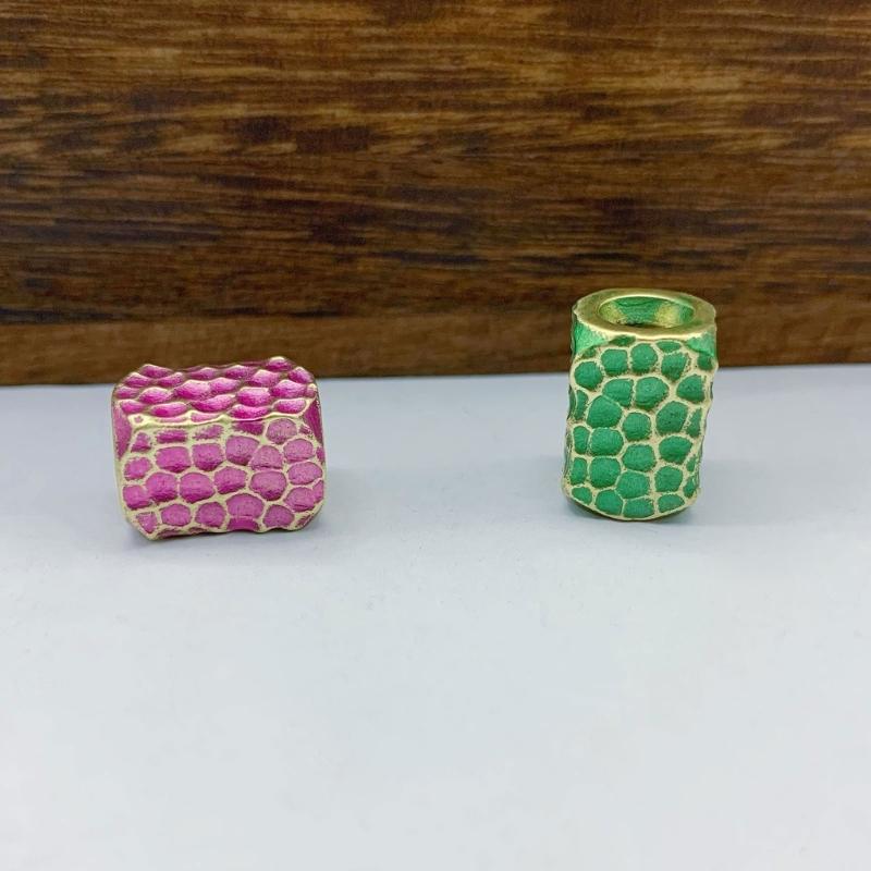Barrel Paracord Bead Bracelet Keychains Handcraft Pendant DIY Outdoor Accessory