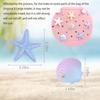 6Pcs DIY Charms for Bag Accessories Handbag Starfish Shell Beach Totes Bags Decoration Waterproof for Bag/Beach Bag