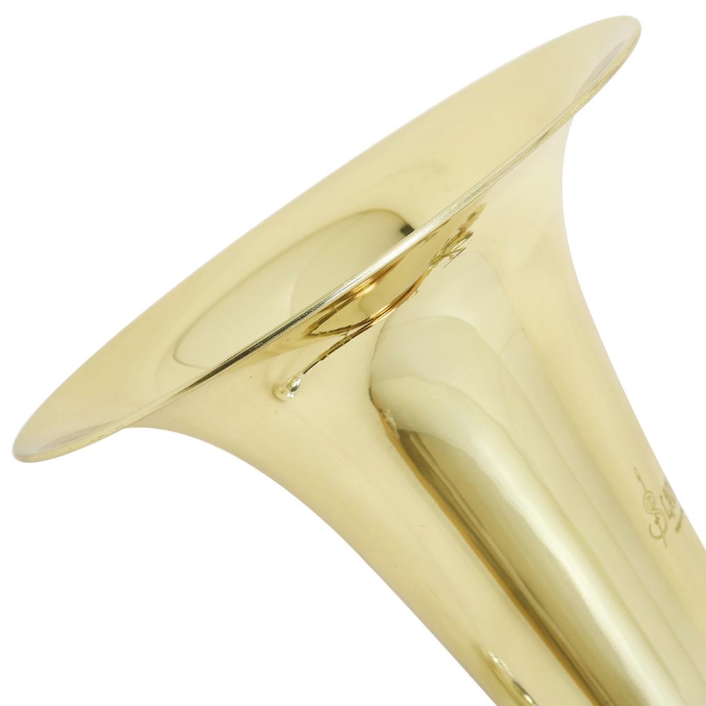SLADE B Flat Euphonium Triple Key Brass Body Tenor Horn Professional Brass Musical Instrument Set with Wipes Gloves Bags Parts