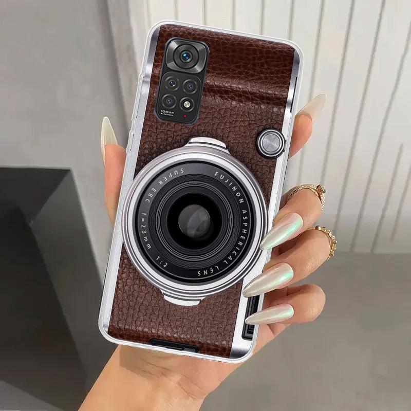 Fashion Classic Camera Lens Phone Case for Xiaomi Redmi Note 14 13 12S 12 11S 11 Pro Plus 11T 11E 10S 9 9S Soft Funda Print Shel