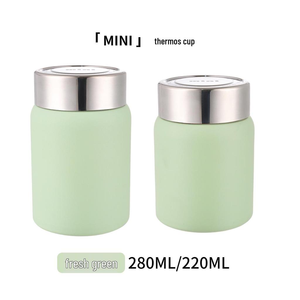 Stainless Steel Insulated Pocket Thermos: Fresh Color Tea & Water Cup for Office or School Use