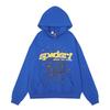 Unisex Hip Hop Oversized Hoodie With 3D Foil Web Print Cotton Heavyweight Sweatshirt Winter