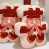 Cherry Double Happiness Wedding Plush Pillow - Newlywed Gift & Room Decor