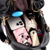 Schoolbag Backpack Premium Sense Hot Diamond Travel Backpack 1011 New Sheepskin Embroidered Jixiang Multifunctional School Bag Women