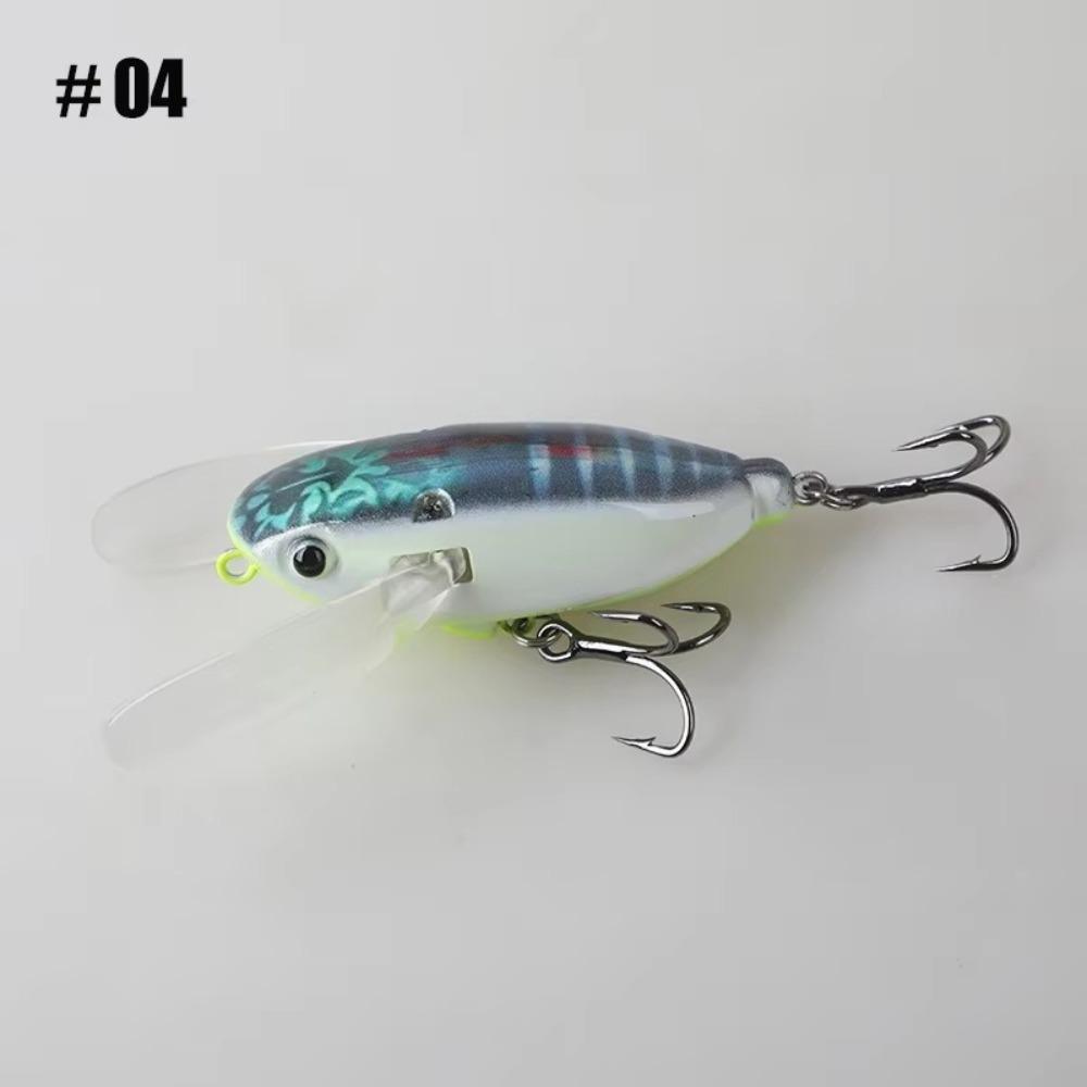 6.5g Topwater Fishing Lure Floating Type Cicada Fishing Lure NEW Crawling Surface Lure  For Bass