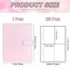 A5 Kpop Photocard Binder with 25 pages 4-Pocket Card Collector Album with 200 Card Slots PU Leather Cover Organizing Cards