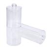 Acrylic Cotton Rounds Holder Set Stackable Clear Qtip Dispenser Makeup Remover Pad Organizer for Bathroom Vanity 2Pcs
