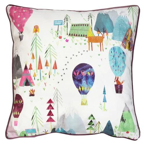 Capa de almofada infantil Têxteis de prestígio Away We Go 55cm x