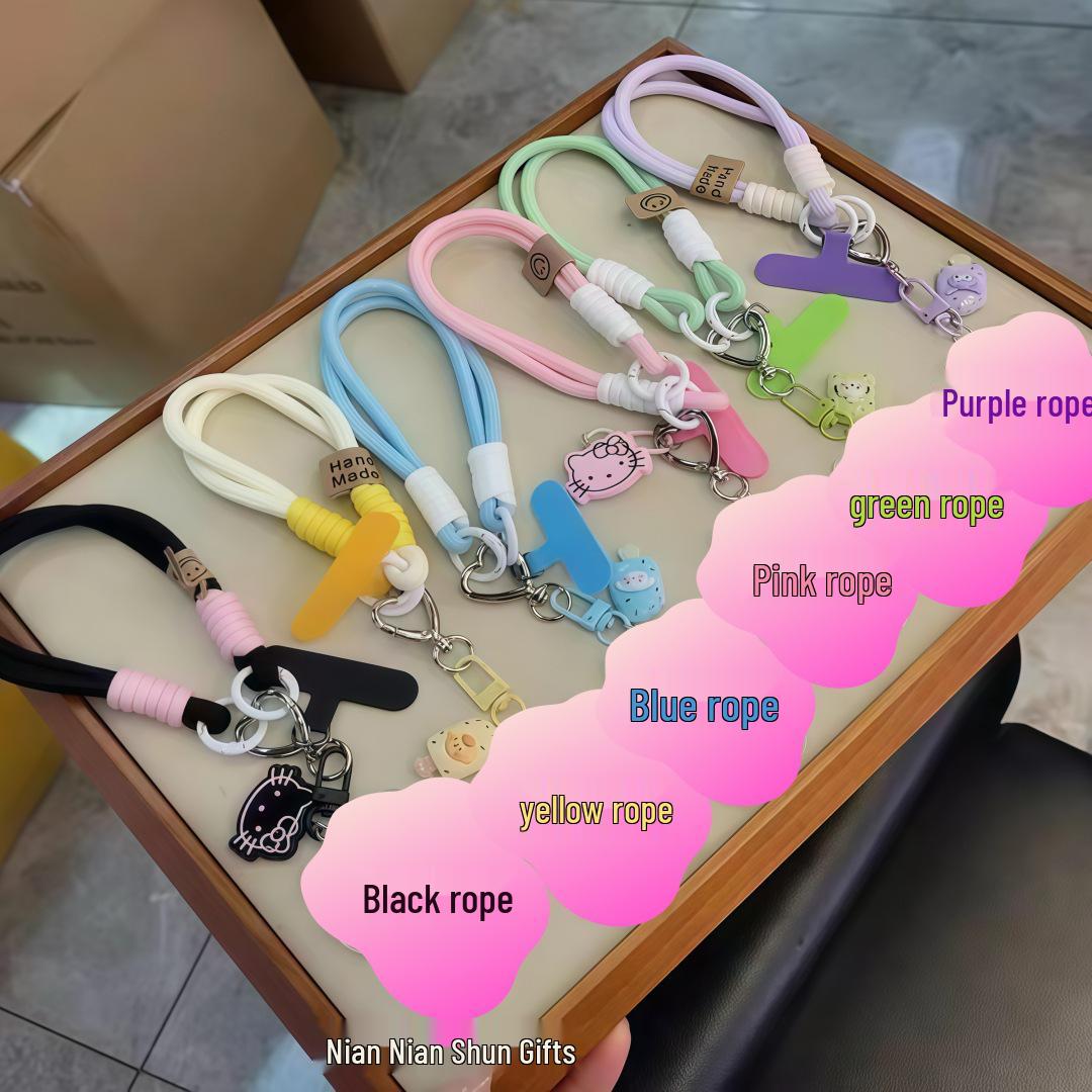 Golden Little Coin Pendant: Princess Get Rich Phone Lanyard & Keychain – Happy Birthday Success