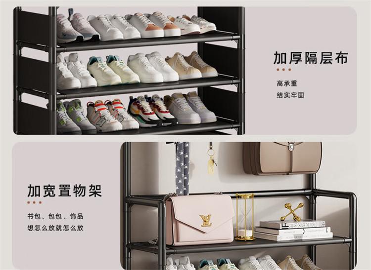 Simple shoe rack, household integrated hanger, multifunctional shoe cabinet, multi-layer assembly device, shelf