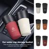 IWYGE1 Car Water Cup Umbrella Holder Storage Box Fixed Beverage Barrel For Mercedes Benz AMG A C E S G Class W201 W210 W108 W204 W205