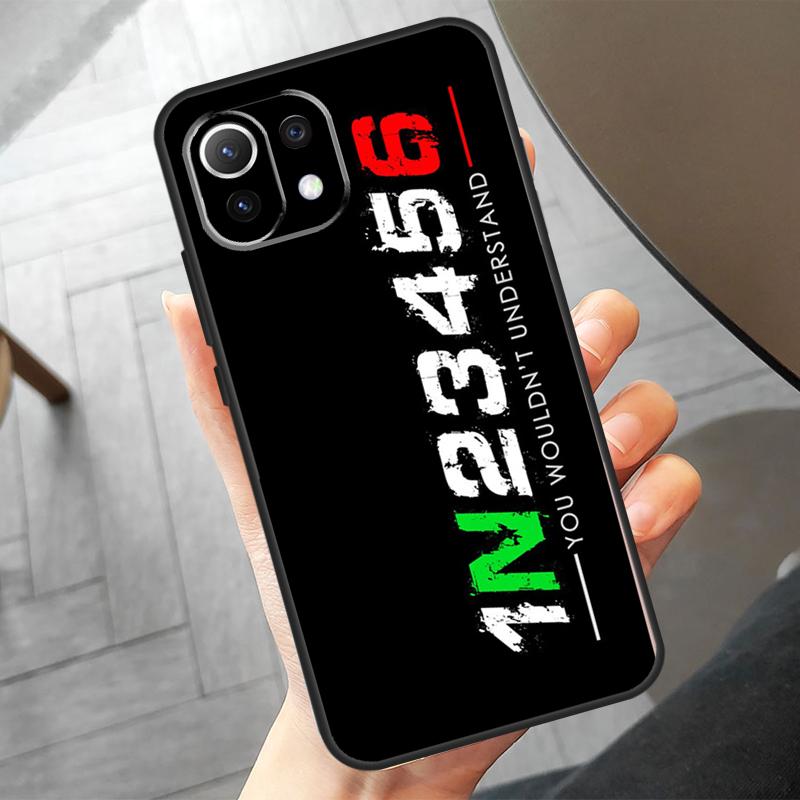 1N23456 Motorcycle Funda For POCO F6 X6 Pro X5 X3 F3 F5 M6 M5s Xiaomi 14 Ultra 12 13 Lite 11T 12T 13T Pro Case