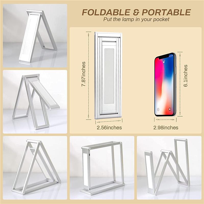 Aluminium Folding Desk Lamp High Quality Desk Light No Blue-Ray Eye Protection Led USB Charging Reading Light Small Table Lamp